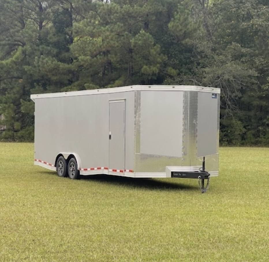 8.5' x 24' Enclosed Car Hauler - 8'6" x 24' - 10,000 lbs capacity - Image 1 of 9